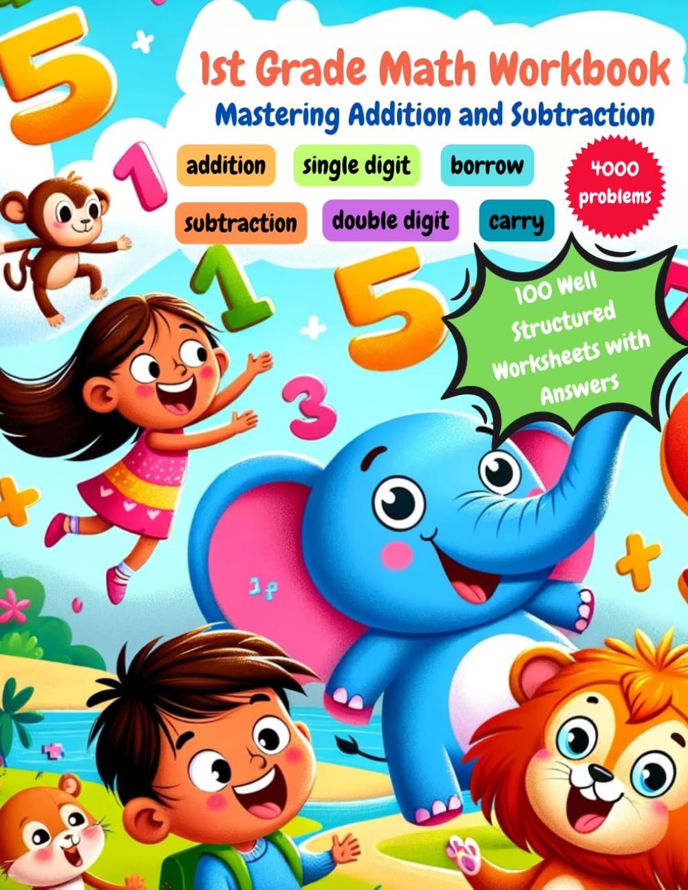 1st Grade Math Workbook - Mastering Addition and Subtraction