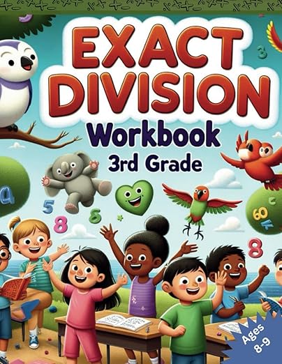 Exact Division Workbook for 3rd Grade