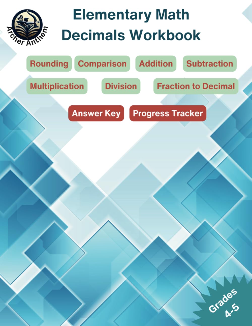 Elementary Math Decimals Workbook