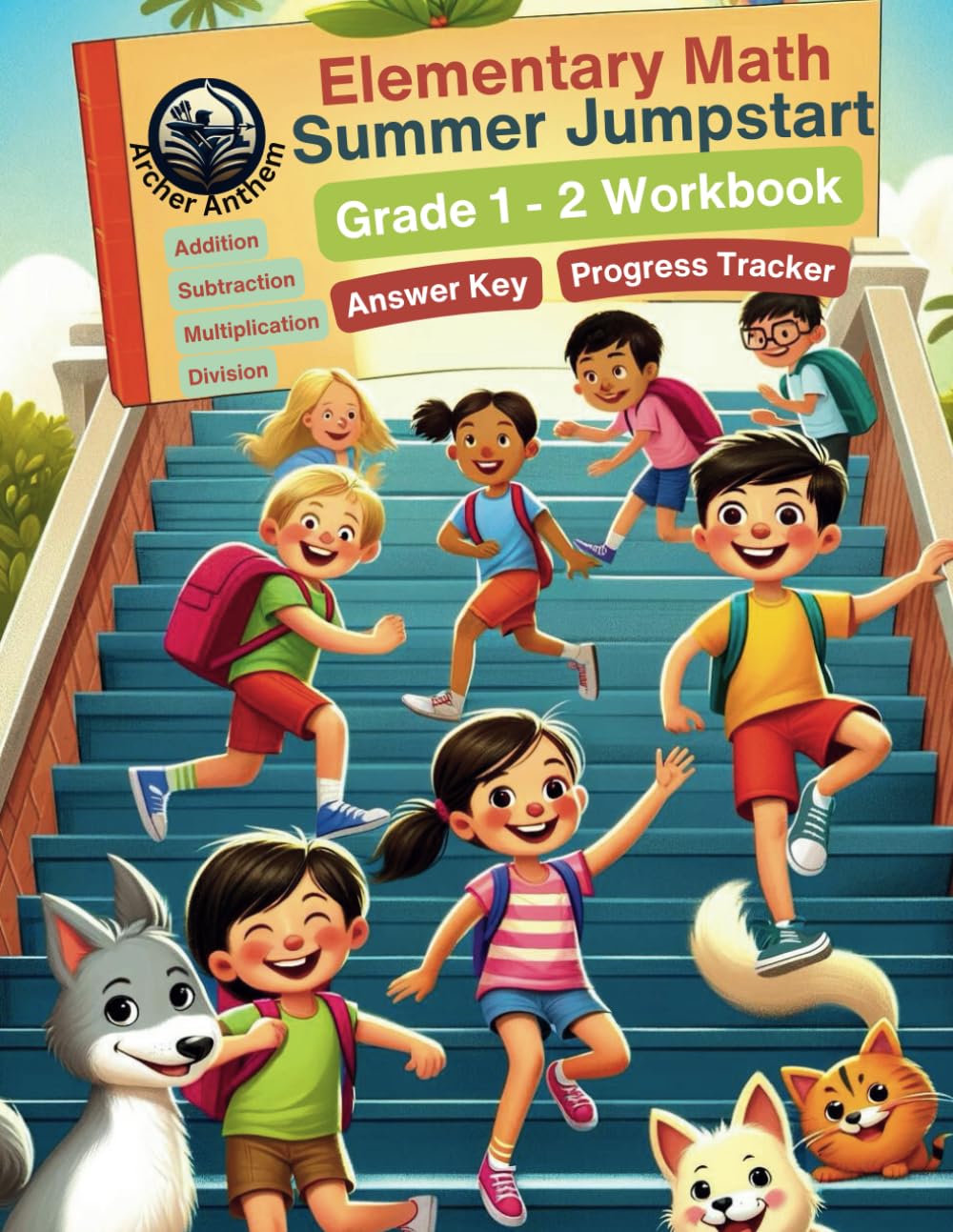 Elementary Math Summer Jumpstart Grade 1-2 Workbook