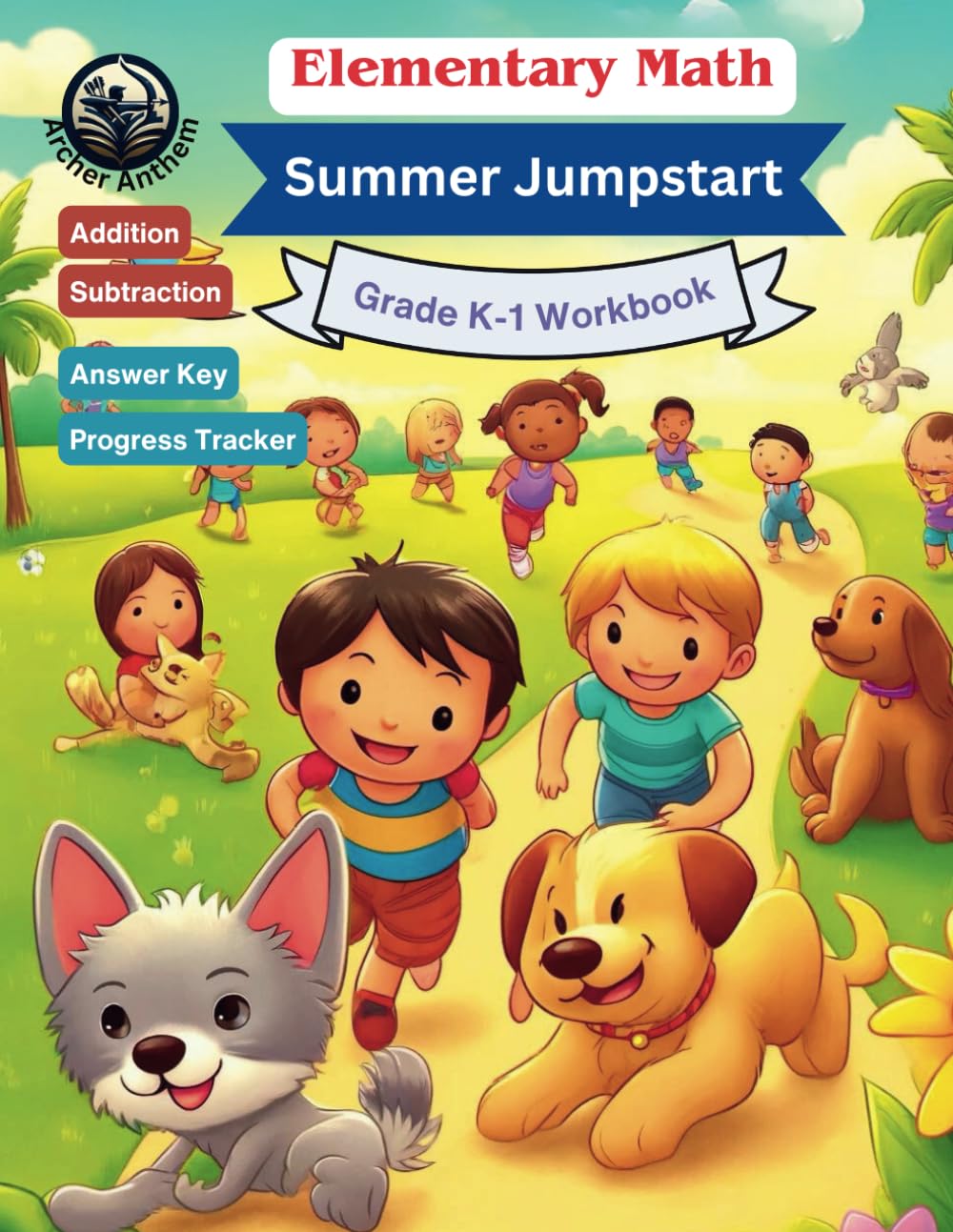 Elementary Math Summer Jumpstart Grade K-1 Workbook